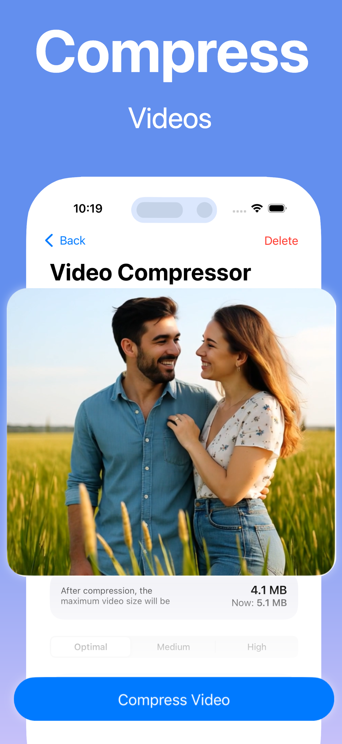Video Compression View Screenshot
